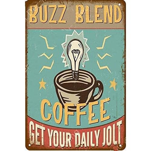 Coffee Big Boss Vintage Style Metal Sign Iron Painting for Indoor & Outdoor Home Bar Coffee Kitchen Wall Decor 8 X 12 Inch