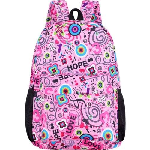 Lightweight geometric pattern series Schoolbags for primary and middle school students Printed backpacks Travel bags