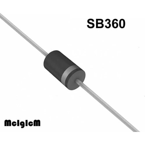 MCIGICM 20PCS DO-27 3A 60V do-201ad SCHOTTKY DIODE SB360 Diode Schottky 60V 3A Through Hole DO-201AD