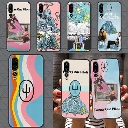 SCALED AND ICY Twenty One Pilots Phone case For Huawei P Mate P10 P20 P30 P40 10 20 Smart Z Pro Lite 2019 black tpu funda soft