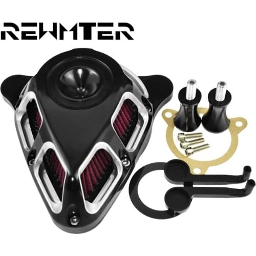 Air Inflow Kit For Harley Touring Street Glide 2008-2016 Engine Air Filter For Electra Softail Triangle Air Intake Filter 2016