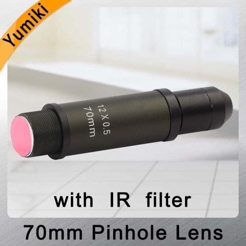 New Arrivals 2.0Megapixel 70mm pinhole Lens CCTV Lens M12 mount Image Format 1" F1.6 Fixed Iris long viewing with IR fliter