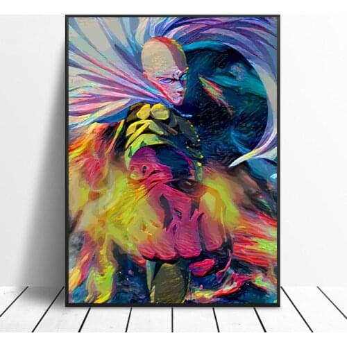 Caped Baldy Waitress Canvas Painting Art Print Poster Picture Wall Modern Minimalist Bedroom Living Room Decoration