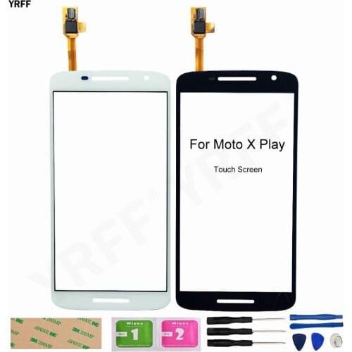 Front Glass Panel Sensor For Motorola Moto X play XT1563 XT1562 XT1561 Touch Screen Digitizer Assembly Repair Parts