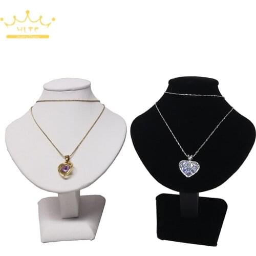Necklace Holder Display Bust Ornament Holder Necklace Display Stand Mini Pendant Showing Rack Jewelry Display Organizer