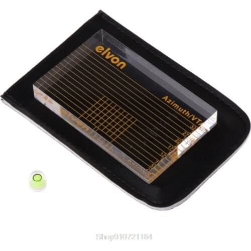 LP Vinyl Record Player Measuring Phono Tonearm VTA/Cartridge Azimuth Ruler w bag Oct Dropshipping