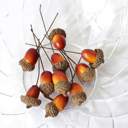 Christmas Tree Decoration Creative Simulation Pine Cones Pendant Christmas Decorations Gift Gadgets 50Pcs/pack