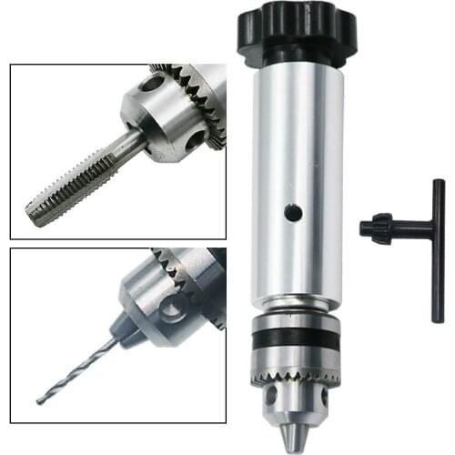 0.6-6mm Mini Manual Aluminum Hand Drill Chuck Twsit Micro Drill Bit Tool Tap wire tapping Hand twist drill screwdriver tools