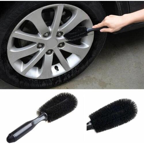 High Quality Car Wheel Tire Rim Scrub Brush Vehicle Wheel Tire Carpet Brush Car Truck Motorcycle Bicycle Washing Cleaning Tool