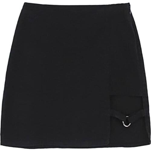 All-matched Skin-friendly Asymmetrical Skinny Short Skirt for Daily Wear