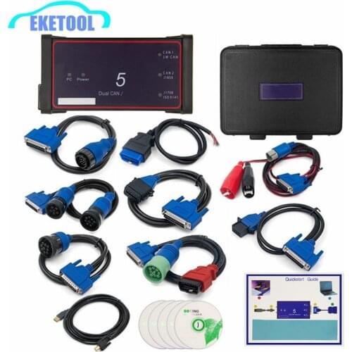 USB/Bluetooth DPA5 Heavy Duty DPA 5 Dearborn Protocol Adapter Multi-Language Truck Diagnostic Scanner New Released Full Set