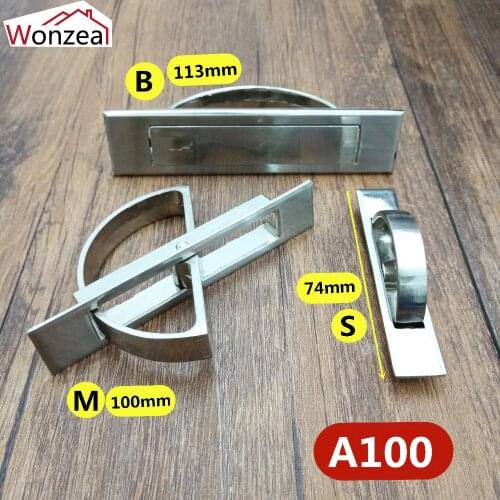 Rotating Hidden Handle Recessed Tatami Handles Rotate Floor Cabinet Concealed Sliding Door Handles Furniture Hardware Fittings