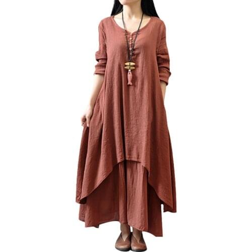 Women Long Dress Celmia 2020 Summer Sexy V neck Lantern Sleeve Lace Maxi Dress Casual Loose Ruffles Party Vestidos Plus Size