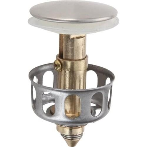 1PCS Stainless Steel Accessories Corrosion Resistance Boat Thru Hull Fitting Outlet Drain Push Bouncing Core Cooper