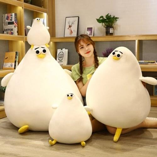 26/40cm Creative Cartoon Seagull Doll Plush Toy Soft Stuffed Animals Pillow Room Sofa Decor for Kids Children Baby Friend Gift