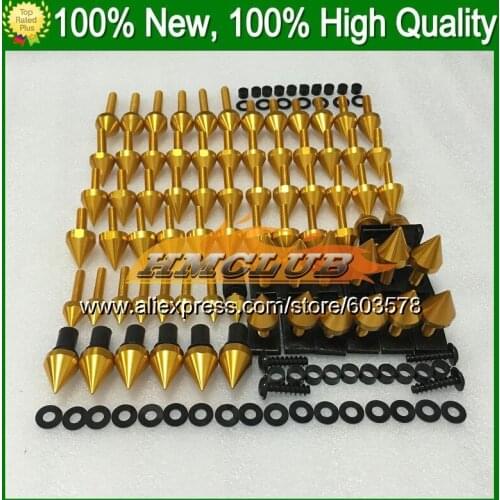 Fairing bolts full screw kit For Aprilia RSV1000R 99 00 01 02 RSV1000 R RSV 1000 1999 2000 2001 2002 CL177 Nuts bolt screws Nut