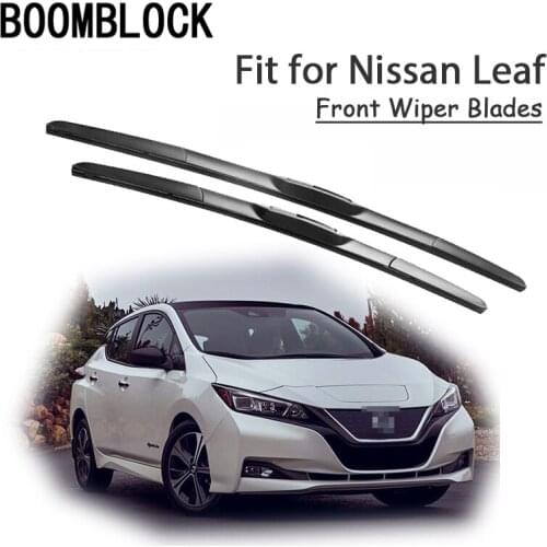 BOOMBLOCK 2PCS High Quality Front Windshield Wiper Blades For 2010-2016 Nissan Leaf Accessories