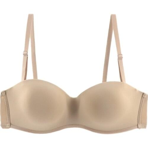 Sexy Push Up Bra Women Invisible Bras Underwear Lingerie for Female Brassiere Strapless Seamless Bralette BC Cup Strapless Bra