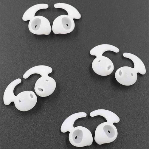 4 Pair White Eargel Cover Sport Ear Buds For Samsung Level U Wireless headphones Note 5 Galaxy S6 S6edge S7 S7 edge