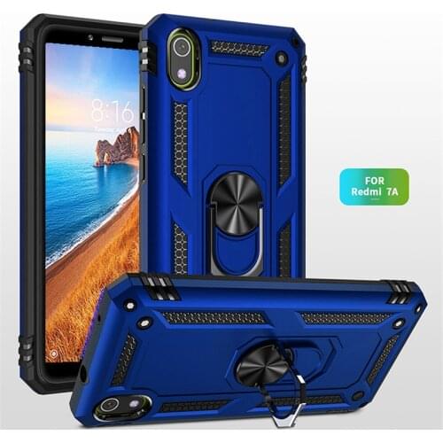 For Xiaomi Redmi 7A Redmi7A Redmi7 A Redmi 7 A Case Cover Armor Rugged Military Shockproof Car Holder Ring Case Fundas