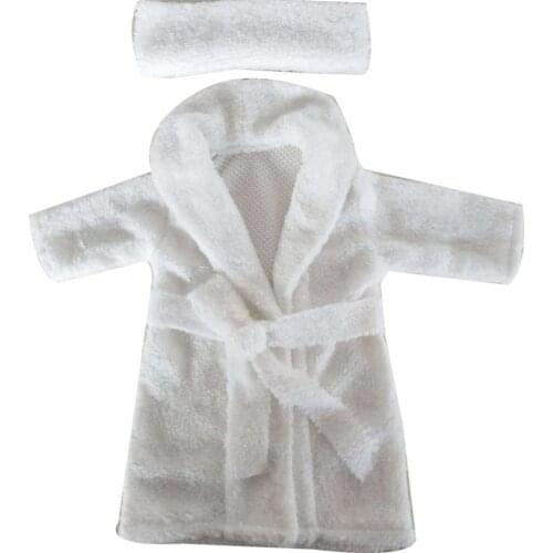 Hot Sale 60% Newborn Babys Softs Plush Photography Props Scarf Bathrobe Shower Costume Gift
