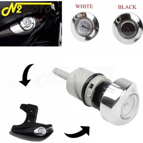 1x Oil Temperatures Gauge Tank Cap Plug Temp Gauge Dipstick For Harley Sportster Iron 883 1200 XL883 XL1200 72 48 Chopper Bobber
