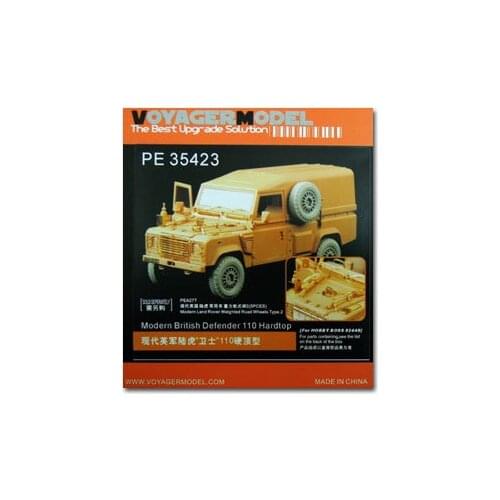 KNL HOBBY Voyager Model PE35423 Modern British Defender 110 Hardtop (For HOBBY BOSS 82448)