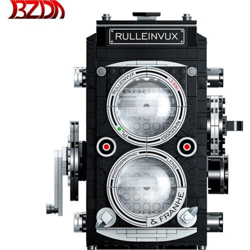 Retro blocks Camera Retro Collecting Toys New MINI Camera Building Blocks Mini Blocks Set Bricks FY2A SLR Bricks Mode MOC