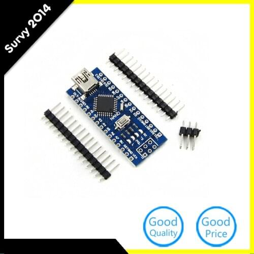 MINI USB Nano V3.0 ATmega328P 5V 16M Micro-controller board For Arduino Nano Micro usb diy