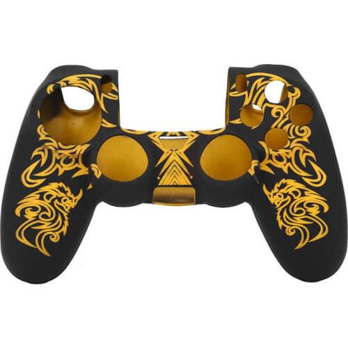 Soft Silicone Case for PS4 Gamepad Skin Grip Shell Cover for Sony Playstation 4 Controller Easy install or remove