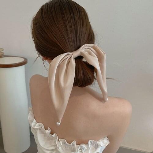 2021 Korean New Cloth Bow Hairgrips For Women Fashion Hair Accessories Clips