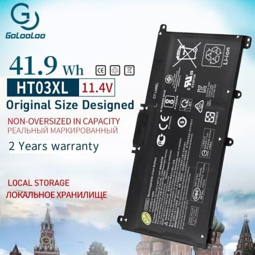41.04 Wh 11.4V HT03XL HT03 New Battery for HP Pavilion x360 250 255 G7 14-CE0001LA 14-CE0014TU 14-CE0010CA HSTNN-LB8L L11421-421