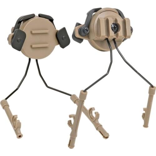 Hunting Tactical Headset Stand Headphone Rail Adapter Mount Stand For 19-21mm Helmet Rail Helmet Accessories