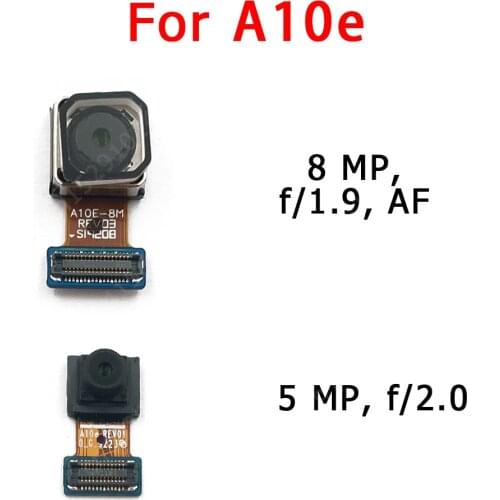 Original Front Rear Back Camera For Samsung Galaxy A10e A102 Main Facing Frontal Selfie Camera Module Replacement Spare Parts