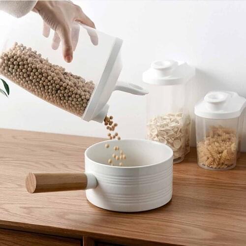 Plastic Cereal Dispenser Storage Box Kitchen Food Grain Rice Container Nice Durable Practical Convenience Home storage