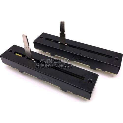 Straight slide track type 72MM RA45D2F-211 Slide potentiometer B20K×2 Stroke 45MM handle 20MM