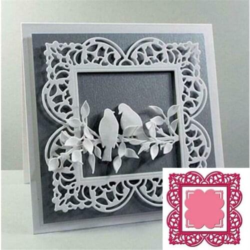 DIY cutting die Craft Square Scrapbooking Metal Cutting Dies Album Card Making Frame Embossing