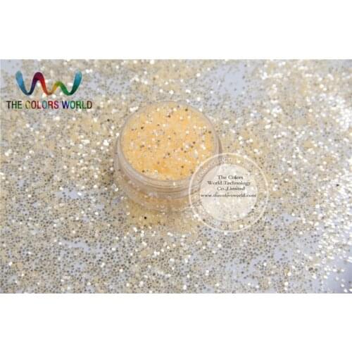 TCY003 Shinning silver light orange colors 1.0MM 040 Size for nail gel or Other Decoration