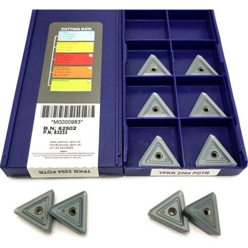 TPKN2204 PDTR LT30 Carbide inserts External Turning Tool Lathe Tool PVD High-quality Cutting Tool TPKR 2204 Turning inserts