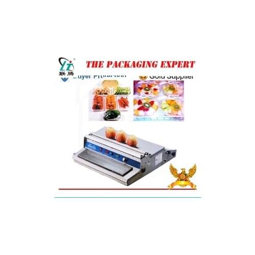 Stainless Steel Cling Film Sealing Machine Food Fruit Vegetable Fresh Fish Meat Film Wrapper Sealer Packaging Tool Super Market