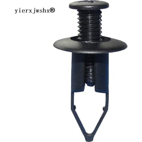 Yierxjwshx 9mm Bumper Cover Push-Type Retainer car plastic rivet auto fastener plastic clip for Toyota for Mazda