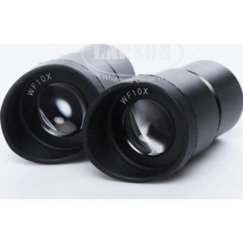 1 Pair Widefield Wide Field WF10X / 20 10X 20mm Eyepiece Lens Adapter 30.0mm Eyepieces for Stereo Microscopes Set System