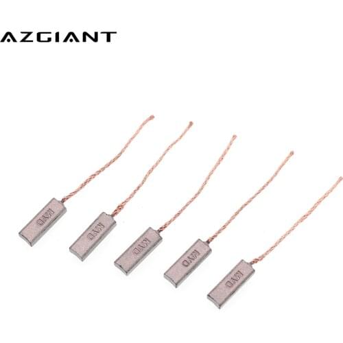 5pcs for Volkswagen Hyundai Ford Auto Generator Carbon Brush Regulator Rear Line 4.5X6.5X19mm