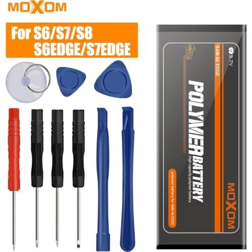 MOXOM Phone Battery for Samsung GALAXY S6 EDGE Plus S6EDGE S7 S7EDGE S8 SM-G9200 SM-G9280 SM-G9300 SM-G9350 Replacement Bateria