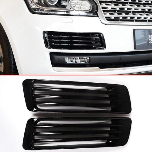Car Styling for Land Rover Range Rover Vogue SE Autobiography 2013-2017 Front Fog Light Grille Cover Trim Accessories 3D Sticker