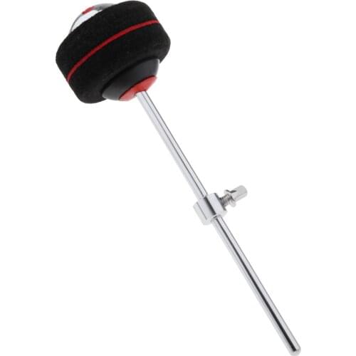 Drum Kick Beater Head,Stainless Steel Shank,Black Felt Drum Pedal Beater,Percussion Accessory