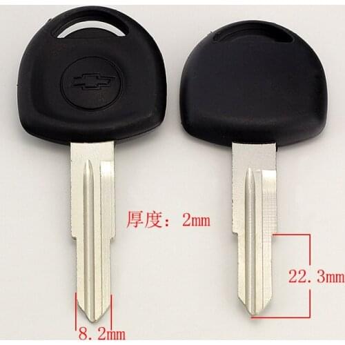 C242 Rubber Chevrolet left blank key