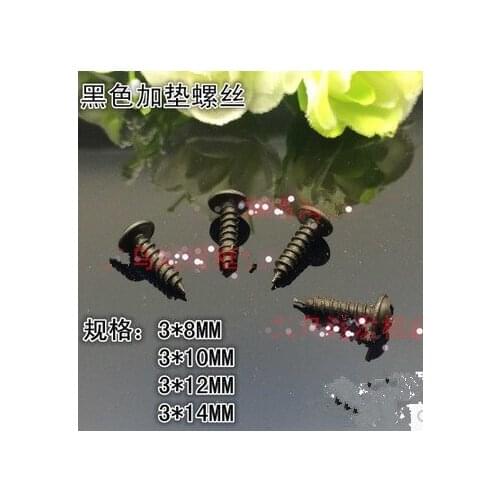 Black self tapping plus cross stitch embroidery frame hook metal fittings screws M3*10