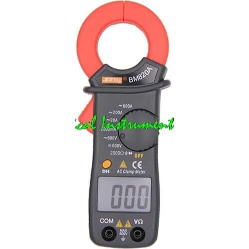 SZBJ BM820A/BM821A/BM822A/BM823A Digital Clamp Meter Current mini clamp Multimeter Handheld Non Contact meter Tester