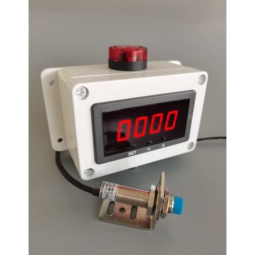 Speed Sensor Motor Speed Meter Electronic Digital Display Hall Magnet Induction Low Speed Overspeed Tachymeter